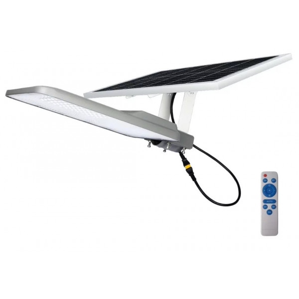 Уличный светодиодный светильник 100W на солнечной батарее «STREM» DE-SMD100 W Grey Solar Уличный светодиодный светильник 100W на солнечной батарее «STREM» DE-SMD100 W Grey Solar